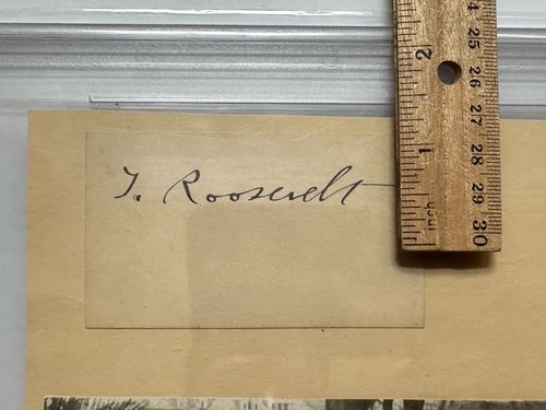 THEODORE ROOSEVELT * PSA/ADN * Autógrafo de exhibición de corte firmado - Imagen 4 de 12