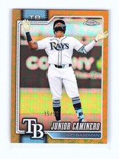 2026 Topps Chrome Logofractor Junior Caminero ✨Gold Refractor #  /50 ✨