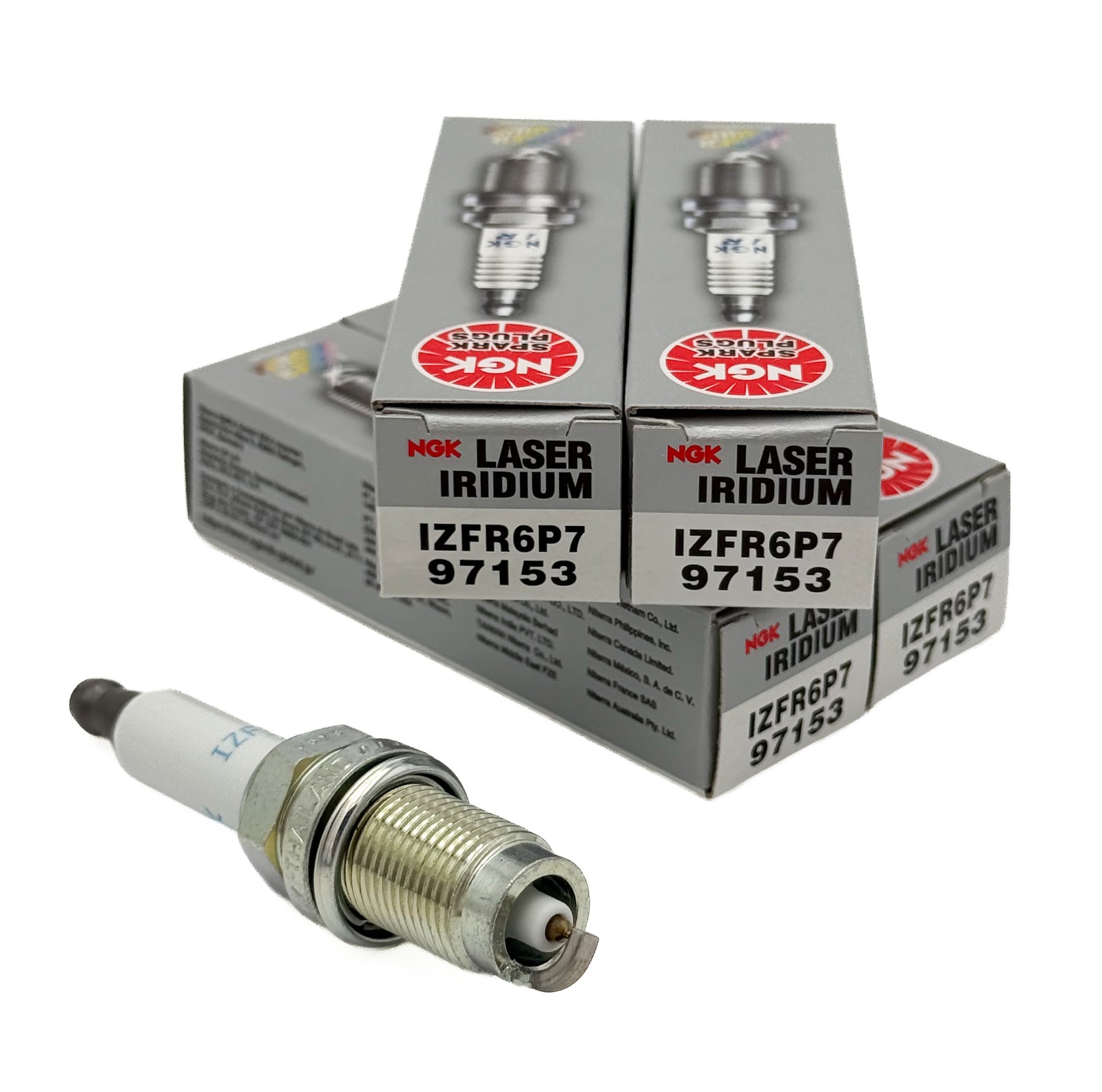 4x NGK Iridium Spark Plug IZFR6P7 97153 M14x1.25 For VW Golf Polo Touran Caddy
