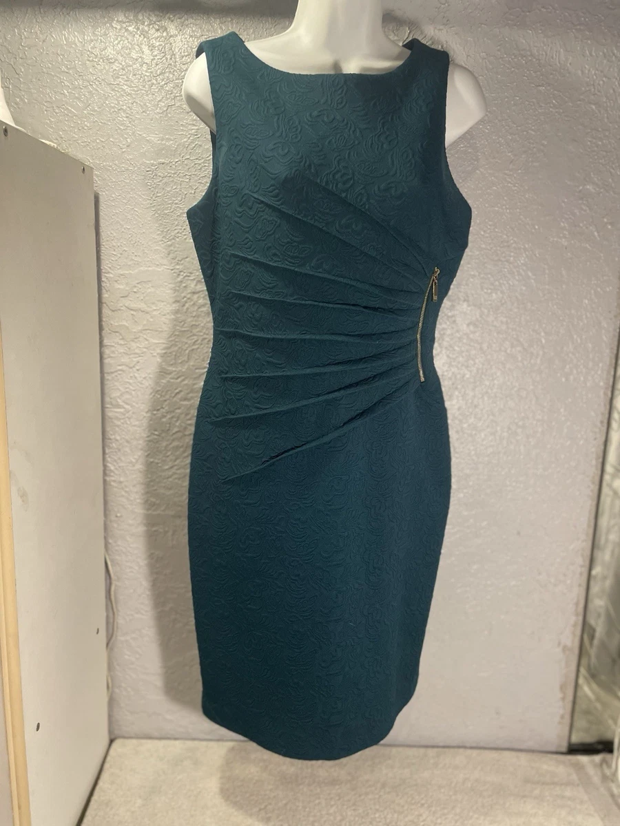 slim fit dress slacks Women's Ivanka Sequin Mini Dress in Hunter Green