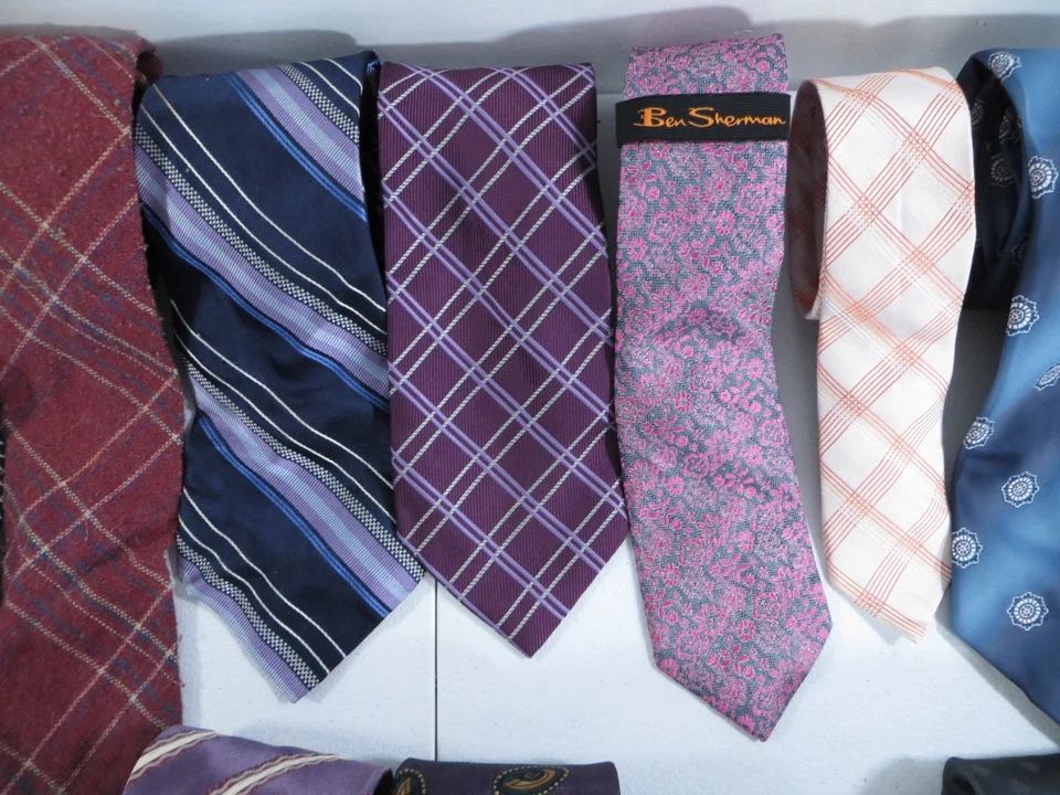 批量 24 件 男式 领带 狩猎 角 Dolcepunta 组装 Ben Sherman Flamboyant — 第 4/4 张图片