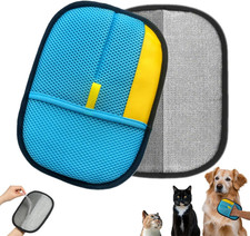 2-Pack Pet Hair Removal Gloves Electrostatic Reusable Mitts for Furniture  Car