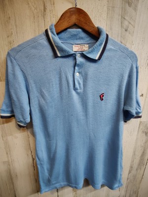 VTG 60s B.V.D Original Rugger Embroidered Seahorse Polo Shirt Men's Small Short