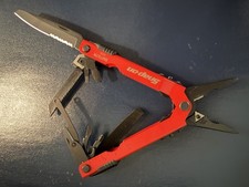 Snap-on Gerber Like New Multi-tool With Sheath Red Smt97r