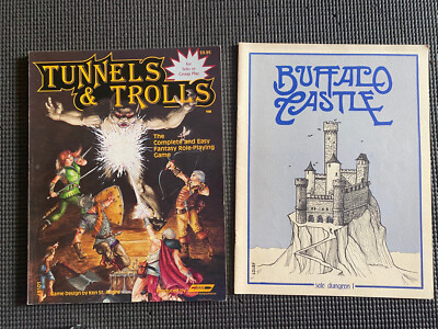 【X1】TUNNEL & TROLLS Tunnels & Trolls 5th Ed Box Set #6201 Flying Buffalo Role