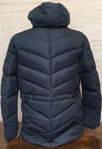 L Navy neu Fortezza Jacke Mantel Blau Jacket Daunen 50 Dunkel Etikett Mit FzzUx8Ywq