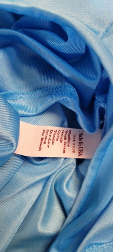 Vtg Henson Kickernick Women's SZ L Baby Blue House Coat Robe Nightgown NWT NEW - Picture 12 of 14
