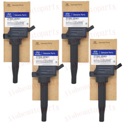 4X OEM Ignition Coil for Hyundai Sonata Elantra Kia Forte 2.0L HYBRID 273002E601