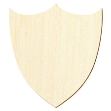 Holz Wappen Wappenschild 3 - Deko Basteln 3-50cm