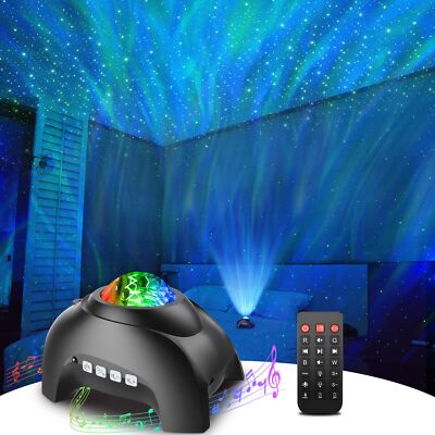 Rossetta Star Projector Galaxy Projector for Bedroom LED Night Light Aurora P...