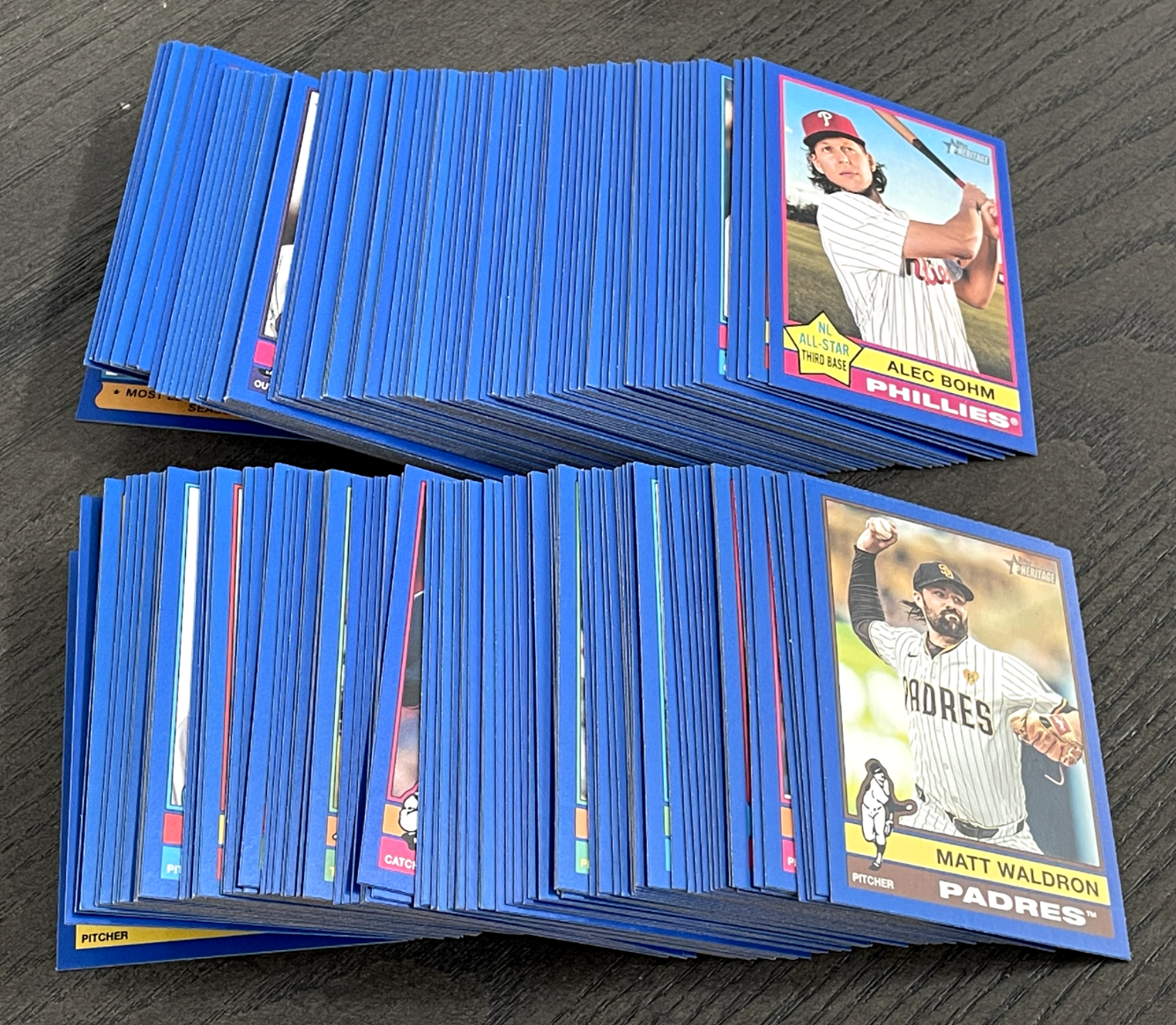 2025 Topps Heritage Blue Border 1-500 Hobby Exclusive Pick Your Cards Complete Set