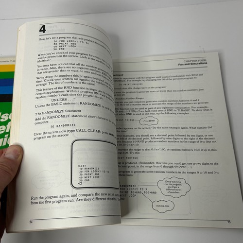 TI-99/4A User's Reference Guide and Beginner's Basic Manuals Books - Picture 5 of 5