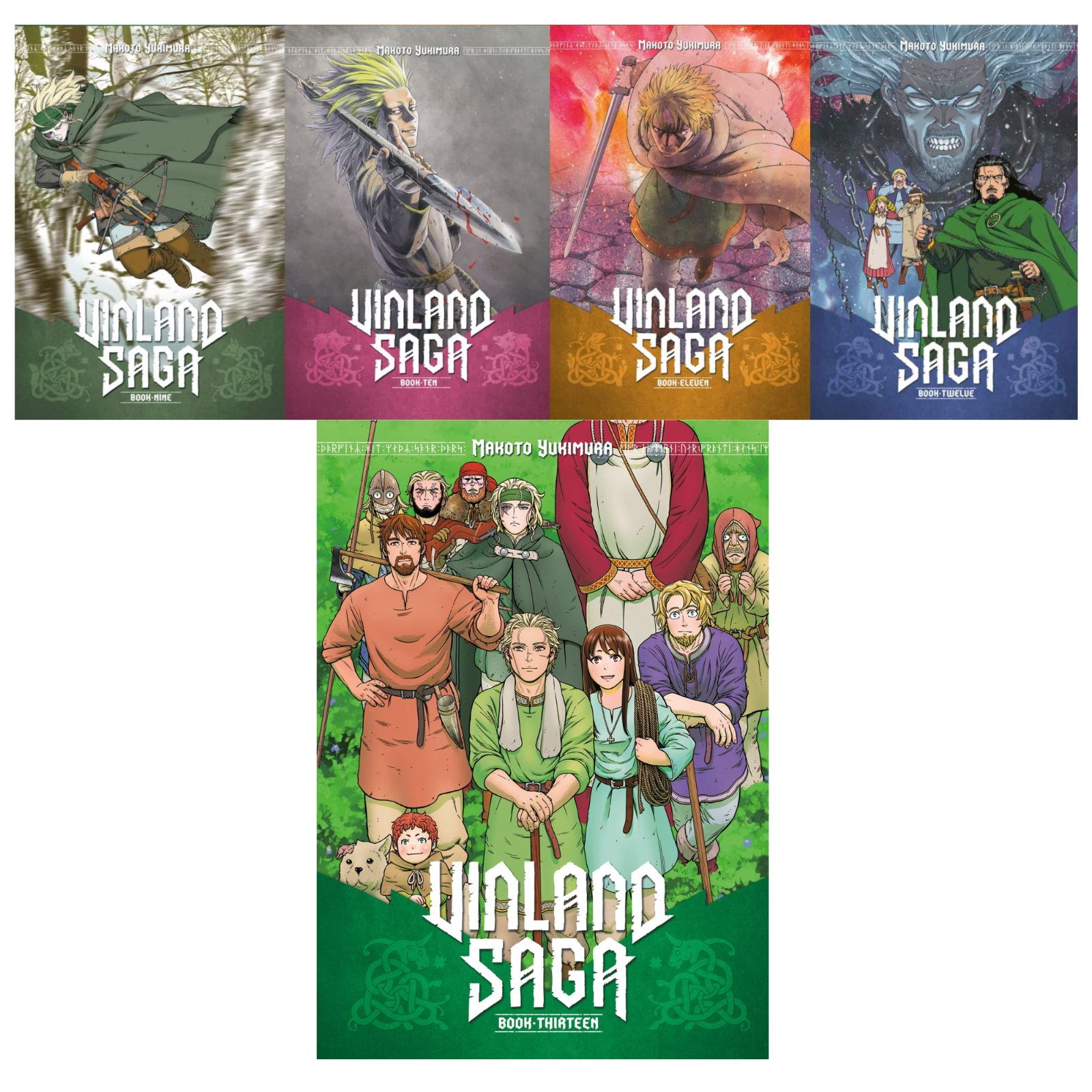 Vinland Saga Manga Set, Vol. 1-12 by Makoto Yukimura