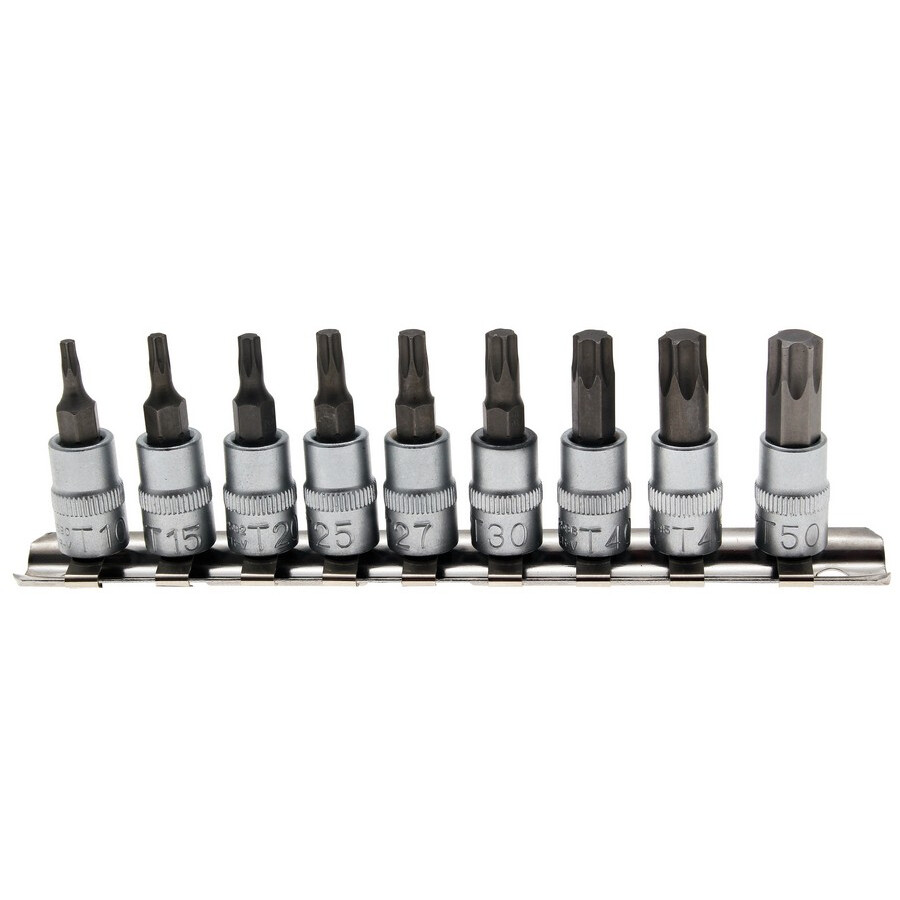 set chiavi a buss.c/torx m.att. 1/4 tx10 - tx50 - codice bgs2164 BGS officina