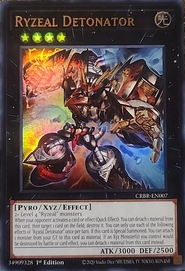 Ryzeal Detonator CRBR-EN007 Ultra Rare Yugioh YGO Crossover Breakers | eBay Ryzeal Detonator CRBR-EN007 Ultra Rare Yugioh YGO Crossover Breakers | eBay