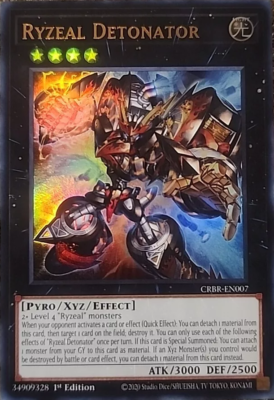 Ryzeal Detonator CRBR-EN007 Ultra Rare Yugioh YGO Crossover