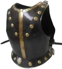 Medieval 18GA Steel LARP Knight Cuirass Breastplate Armor Chest Armor Jacket