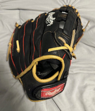 Rawlings Baseball Glove Light Brown and Red Lining 11.5 inches 7-12 years