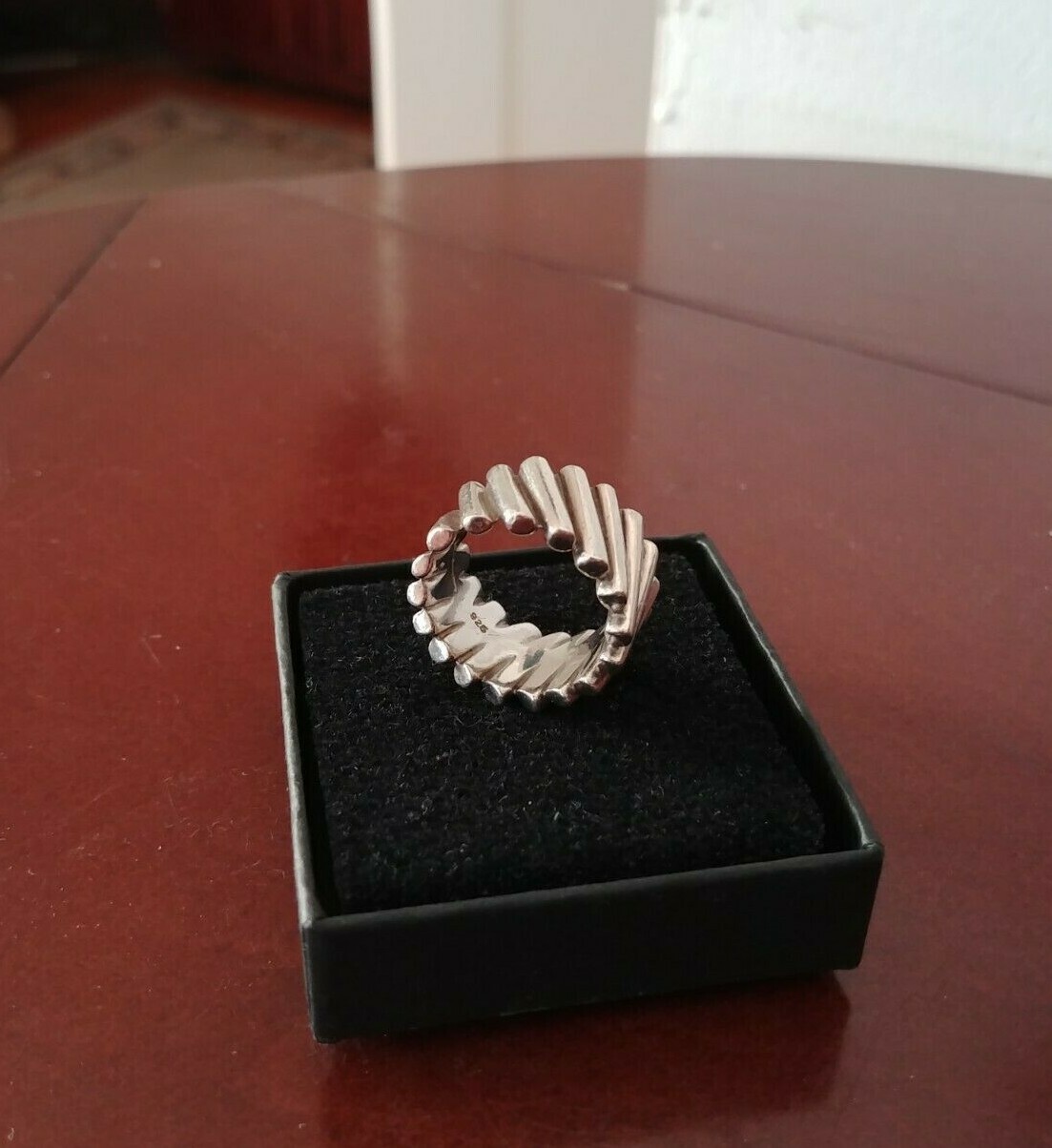 Woman's Solid Sterling Silver Designer Falling Ba… - image 2