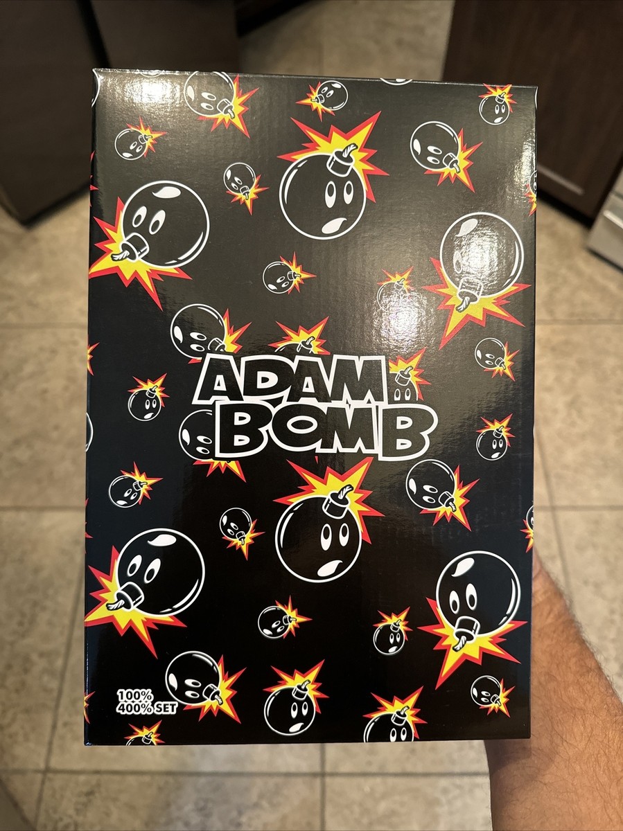 The Hundreds 400/100 Adam Bomb Be@rbrick DesignerCon,Signed
