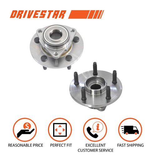 Drivestar For 0208 Dodge Ram 1500 515072x2 Set Front Wheel Hub