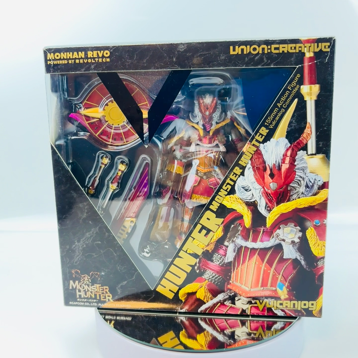 Monster Hunter 実機 Vulcanlog Revoltech Monster Hunter Kaiser X Series Male Swordsman