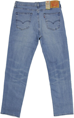 LEVI'S 514 Straight Fit ripped knee FLEX Jeans- NEW-levis med