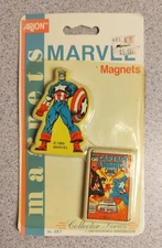 Vintage 189 Arjon CAPTAIN AMERICA Marvel Collector Series Magnet NMOC Unused!
