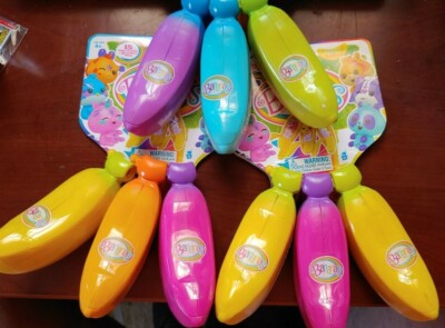 Bananas Bunches 9-Pack (Yellow Orange Pink) (Purple Blue Green) - Series 1 