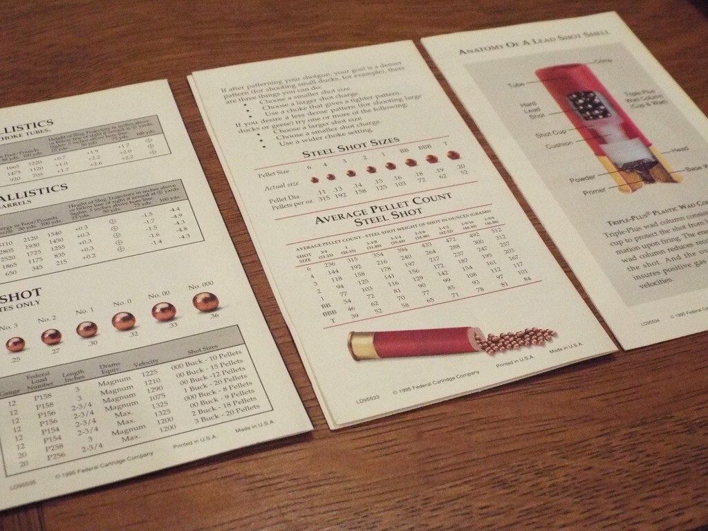 Vintage FEDERAL Big Game/Upland/Steel Shot Ammunition Ammo Advertising