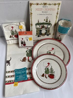 Lot Of Vintage 1973 Holly Hobbie Christmas American Greetings House Of Paper
