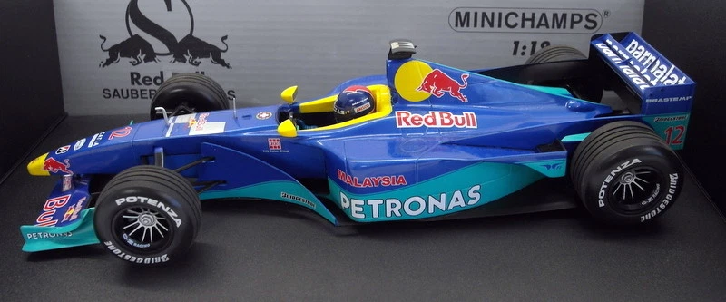 Minichamps 1/18 Scale Diecast  - 180990012 Sauber C18 P. Diniz - Image 3 of 3