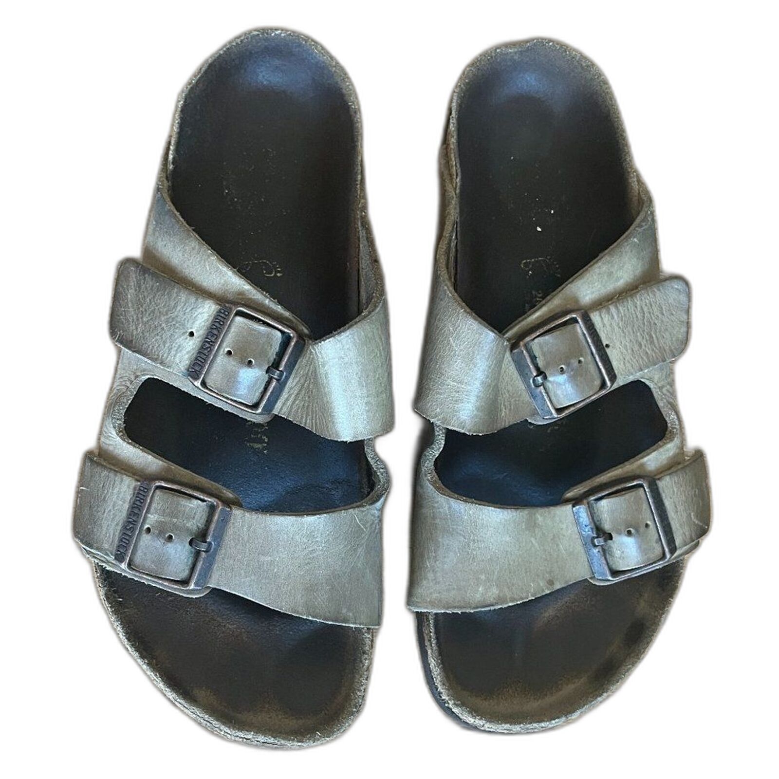 Birkenstock ARIZONA Stone Suede Leather Buckled S… - image 7