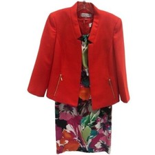 KASPER MULTI COLORED DRESS JACKET 4 SI64