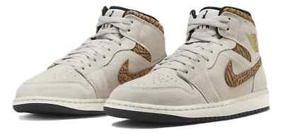 Jordan 1 Mid SE 'Brown Elephant' Men's Shoes Size 12 Light Orewood DZ4129-102