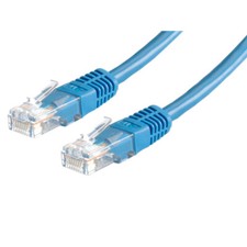 BLUE Cat6 UTP Copper Patch Cord 0.25m Network Cable 25cm RJ45 Ethernet Lead