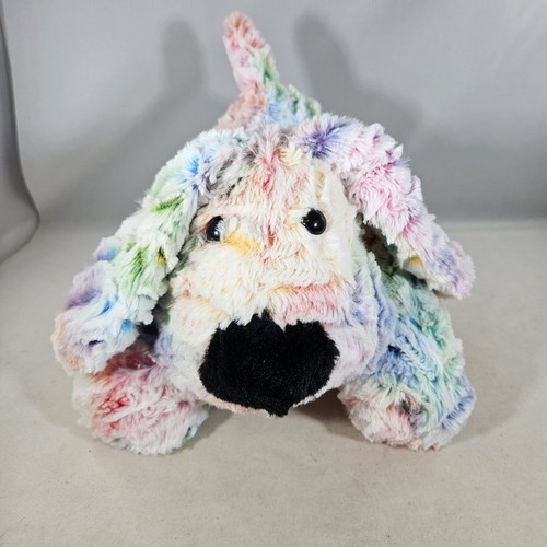 Sensory Pets Tie Dye Puppy Dog Plush Floppy Ears Weighted Stuffed Animal Toy - Picture 3 of 8