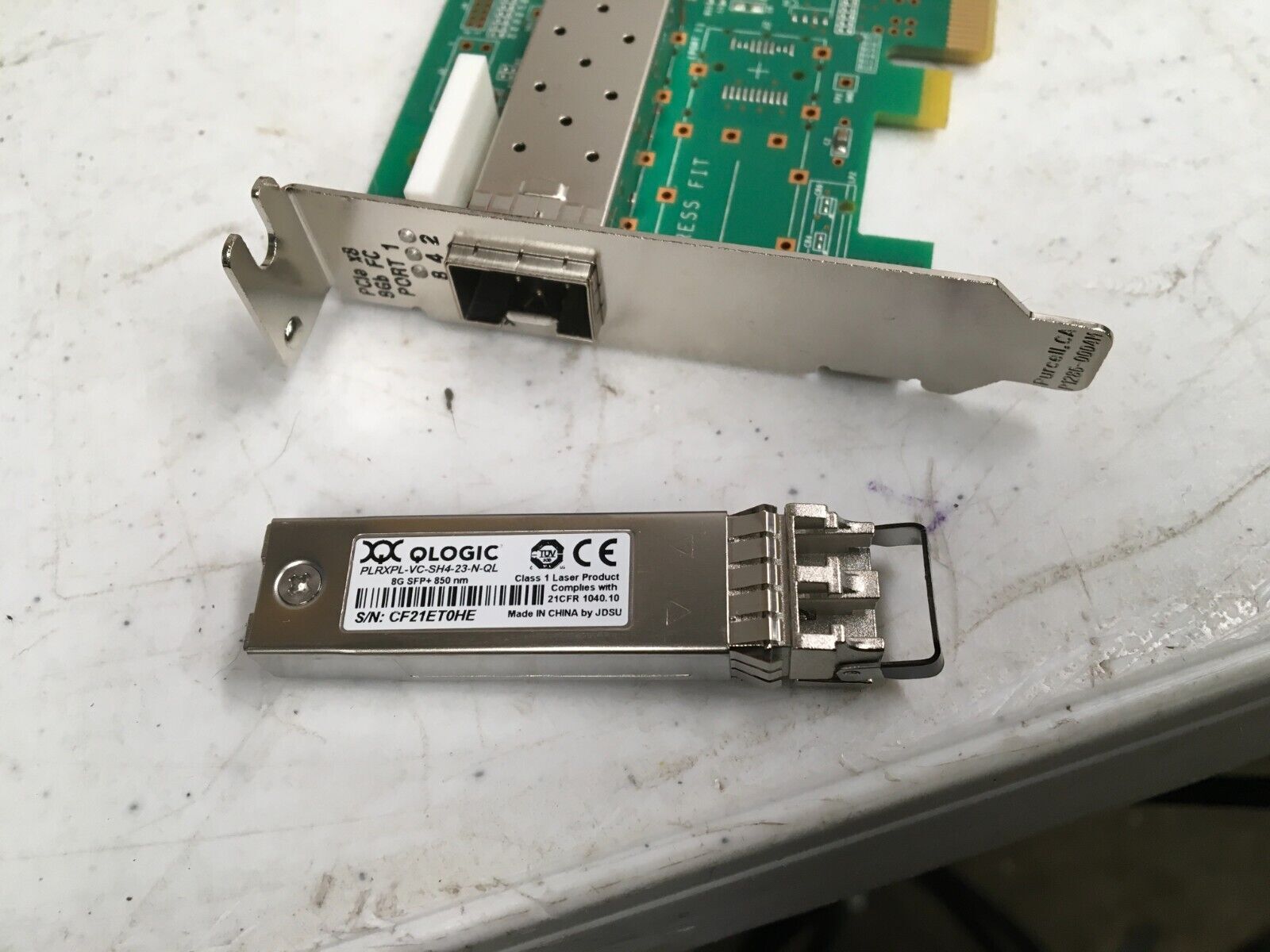 LOT OF 2 LENOVO QLogic QLE2560-LNVX 8G PCI-E