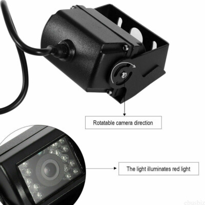 Lastbus Waterproof 4-Pin Rear View Backup Camera For Bus, Truck, Van, RV - CCD IR Night Vision, IP68-801404