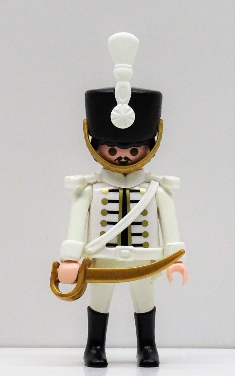 HUSSARD SOLDAT BLEU B Playmobil Pour Officier Garde Napoleonic Print Custom RAR EUR 20,11 - FR