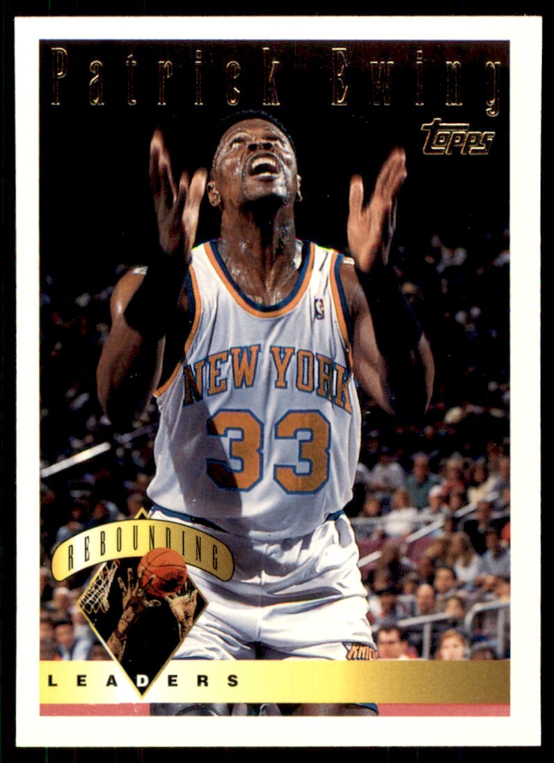 1995-96 Topps Patrick Ewing #14 New York Knicks