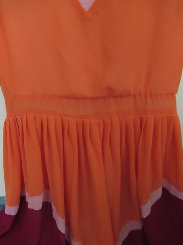 P29 Girls Size 10 GB Girls Exposed Back Zipper Multicolored Dress - Picture 3 of 12