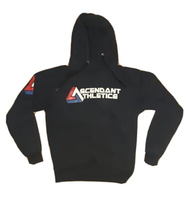 Raskol Apparel Ascendant Athletics Hoodie Rare Black Sweatshirt Size Mens Medium