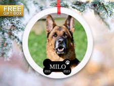 Personalized Dog Christmas Ornament Cat Ornament keepsake Pet Ornament