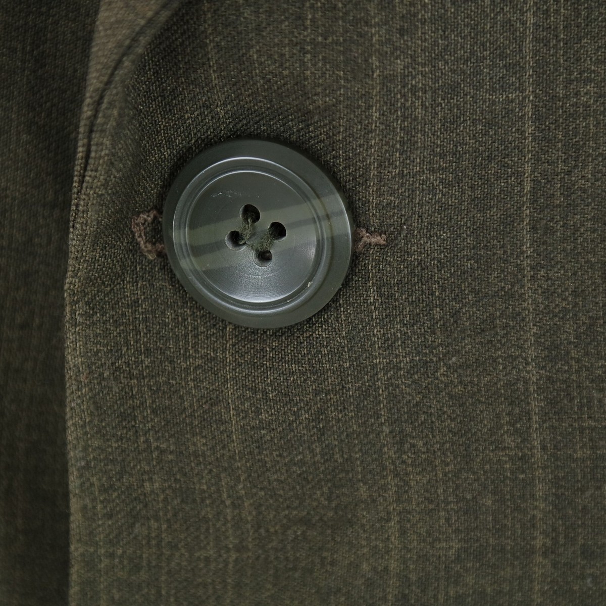 Mens Vintage Sport Coat 40R US Size AHMED HUSSIN Olive Green Mens Vintage Sport Coat 40R US Size AHMED HUSSIN Olive Green