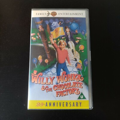 Willy Wonka and the Chocolate Factory 25th Anniversary VHS Video