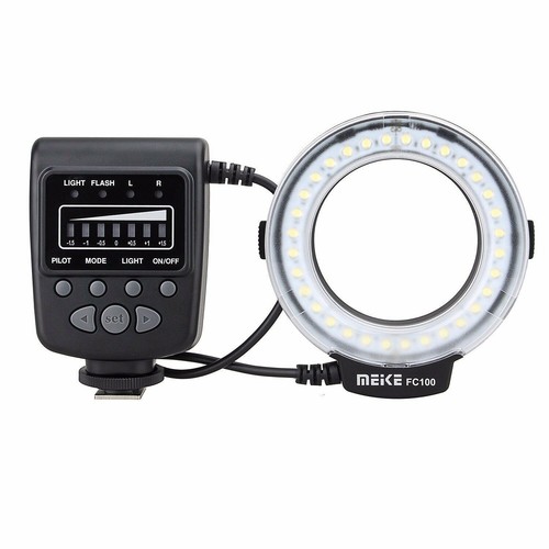 Meike MK-N-AF-B Auto Focus Macro Extension Tube + FC-100 Ring Flash for Nikon AU - Picture 4 of 11