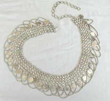 Belly Dancer Metal Belt Lebanon Soldered PewterLinks Adjustable Waist Chain Fine