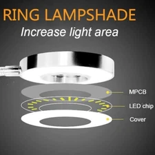 Clip On Desk Lamp LED Flexible Arm USB Dimmable Study Reading Table Night Light.