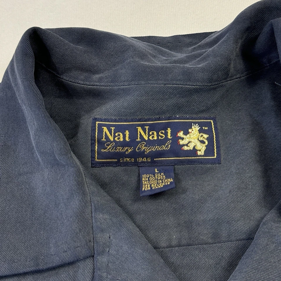 Camisa de golf Nat Nast edición limitada para hombre bordada The Heartbreaker azul grande Foto 4 de 4